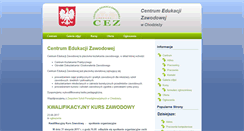 Desktop Screenshot of cez.chodziez.pl