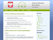 Tablet Screenshot of cez.chodziez.pl